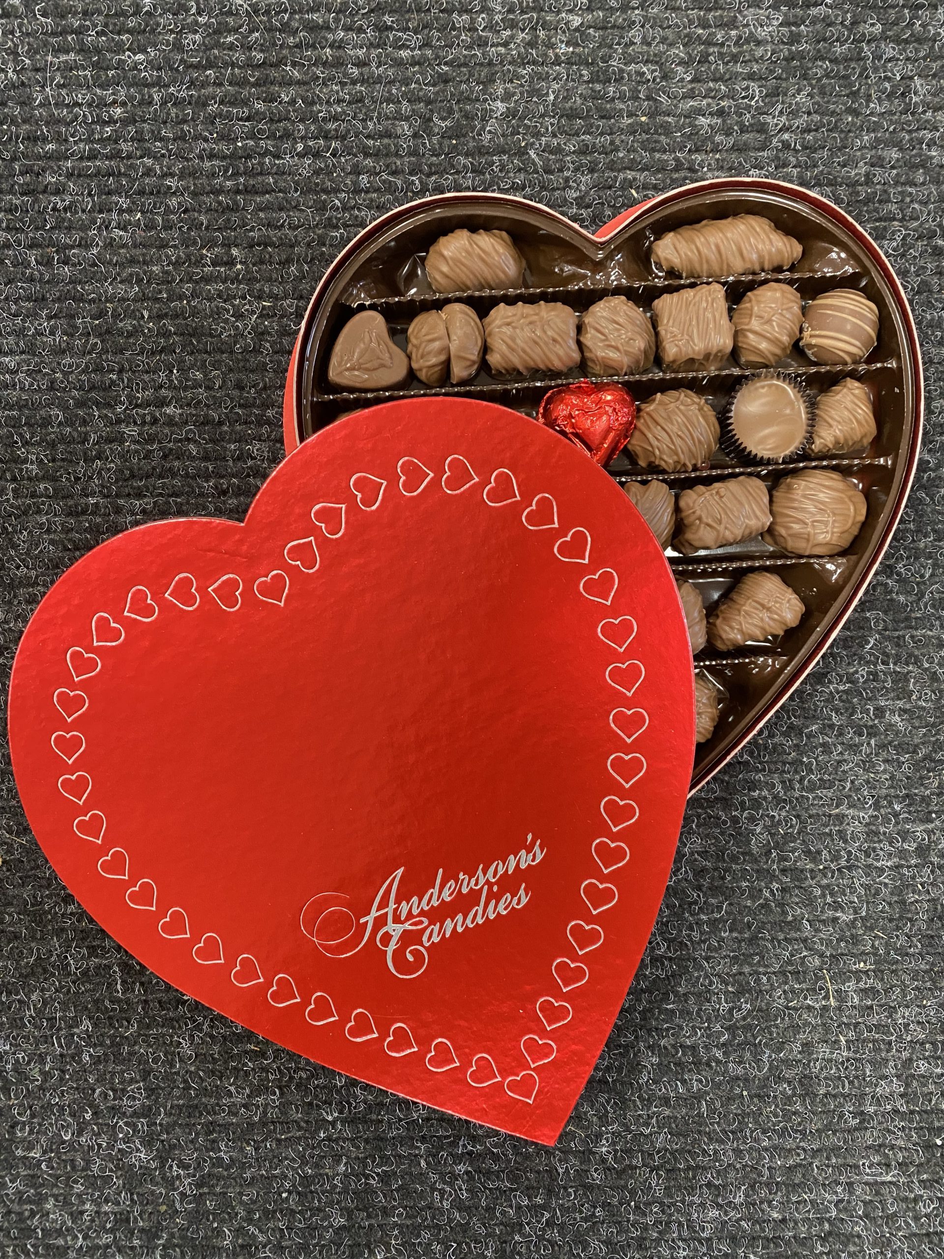 Assorted Milk Chocolates Heart - Anderson's Candies